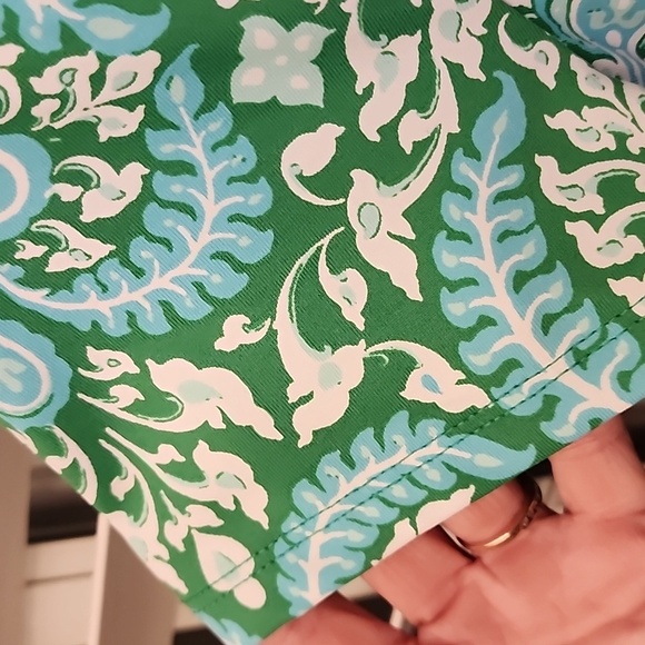 Talbots Effortless Jersey Shift Dress - Royal Medallion Sz Medium - Picture 5 of 7